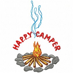 Camping Embroidery Design 3 Camping Embroidery Design 3